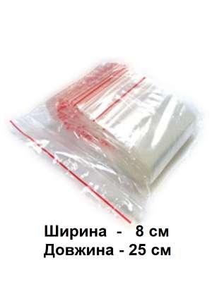 Пакеты пультов  8 на 25 (см) 100 шт zip. замок
