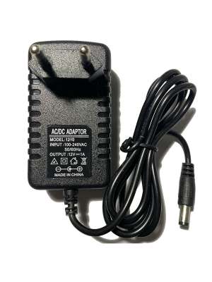 Блок питания 12V 1А коннектор 2.1 х 5.5 мм