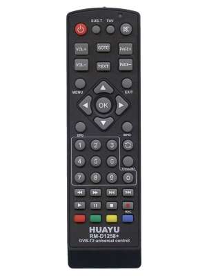 Пульт Универсальный RM-D1258 DVB-T2 Huayu
