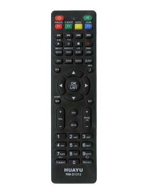 Пульт Универсальный RM-D1312 (TV/LCD/LED+DVB-T2+SAT+DVD+BD) Huayu