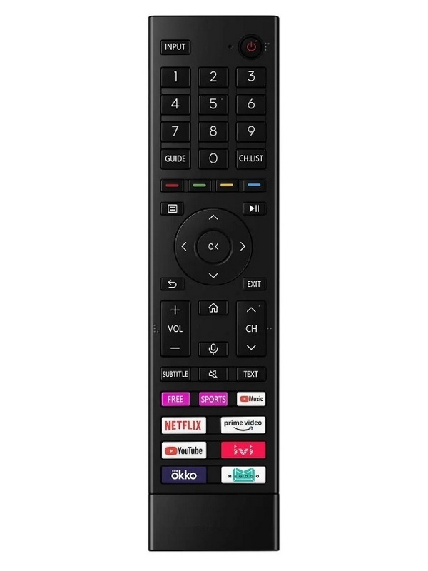 Пульт для телевизора Hisense ERF3E80H с голосовым поиском