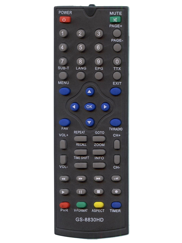Пульт GoldStar GS8830HD для эфирных T2 приставок