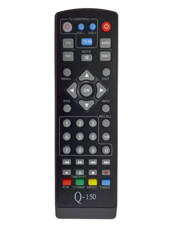 Пульт Satcom T555 HEVC для эфирных ресиверов DVB-T2