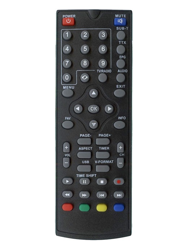 Пульт для эфирных ресиверов DVB-T2 Satcom T505