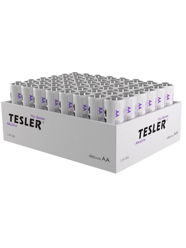 Батарейки TESLER Alkaline LR06-4 size AA ( упаковка 48 шт.)