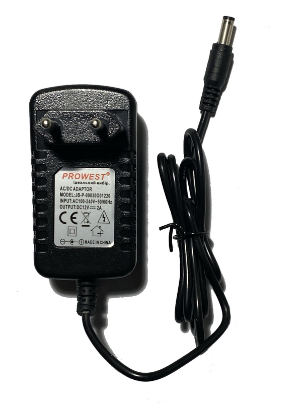 Блок питания 12V 1А коннектор 2,1 х 5,5 мм