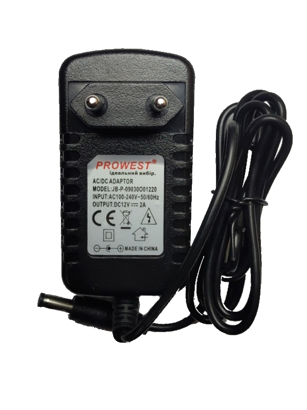 Блок питания 12V 2А коннектор 2,1 х 5,5 мм