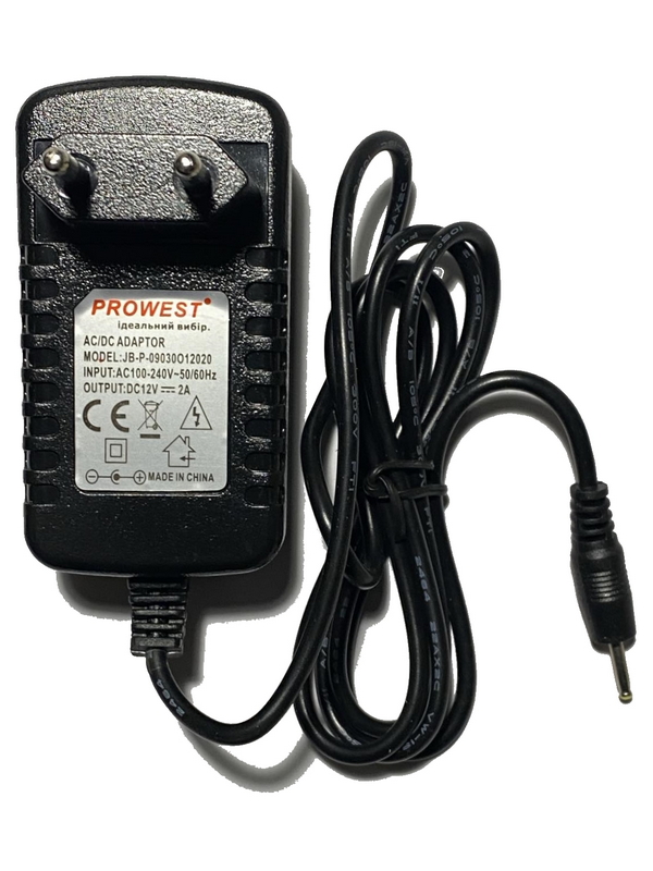 Блок питания 12V 2А коннектор 0,7 х 2,5 мм