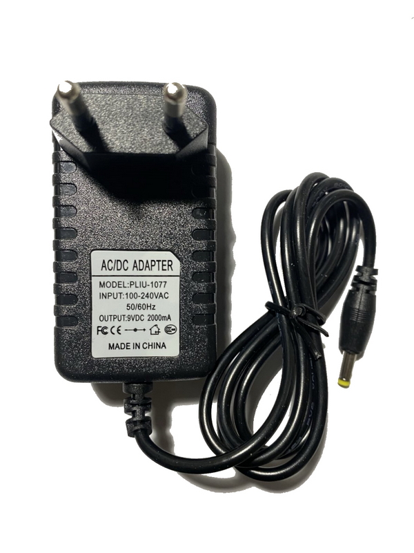 Блок питания 9V 2А коннектор 1,7 х 4,0 мм