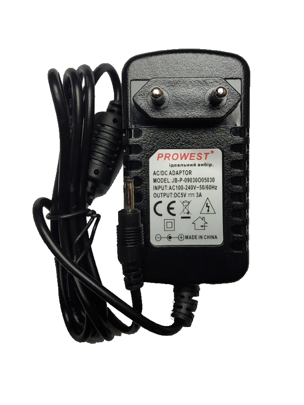 Блок питания 5V 3А коннектор 1.35 х 3.5 мм